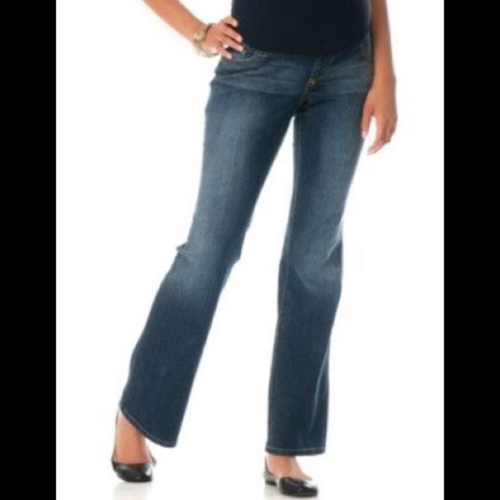 TWO PAIRS A Glow BOOTCUT maternity jeans